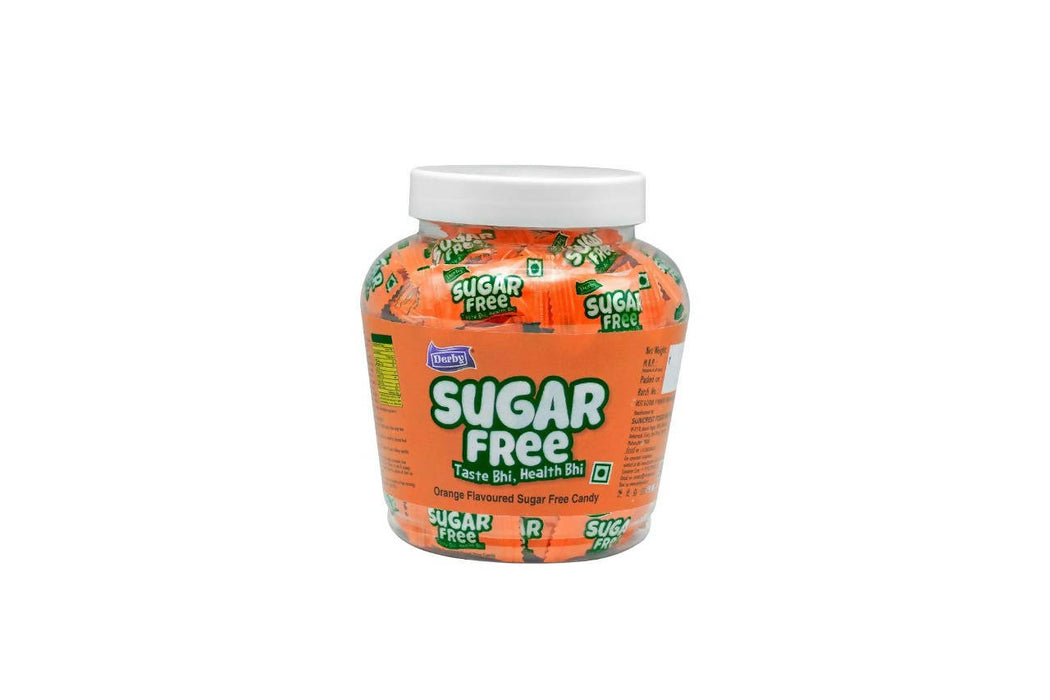 Derby Orange Flavored Sugar-Free Hard Candies / 280gm…