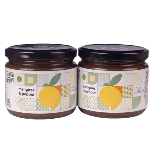 Tasha & Girl Fruit Spread (Jam) Pep It Up - Mangoes & Pepper (400g x 2) - Local Option