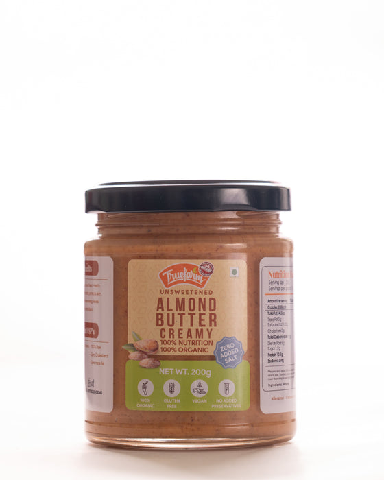 Organic Almond Butter - Creamy (200g)