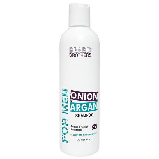 BEARD BROTHERS | Onion & Argan Hair Shampoo for Hair Fall Control with Argan Oil for Men - Local Option