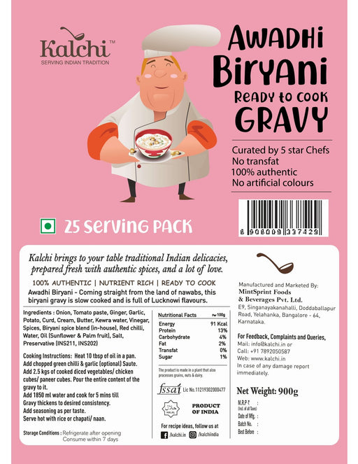 Awadhi Biryani Gravy (900 gm) - Local Option