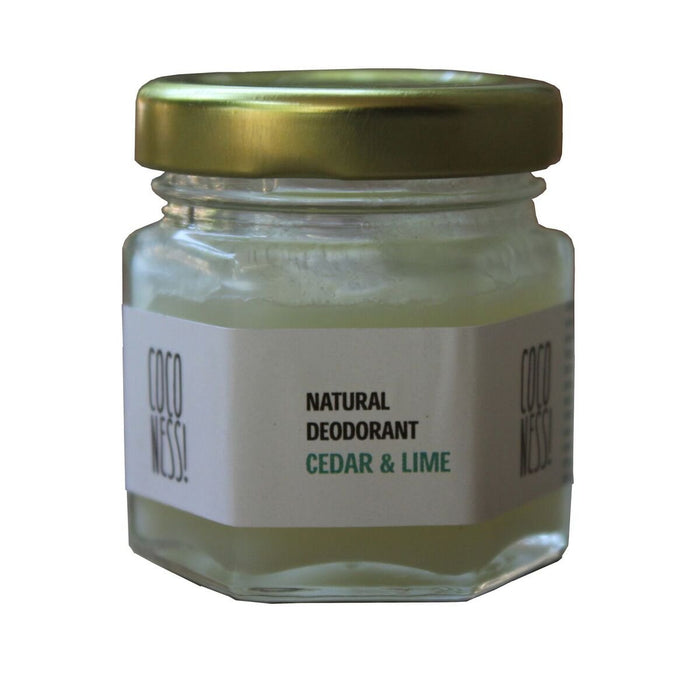 Coconess Natural Deodorant: Cedar & Lime