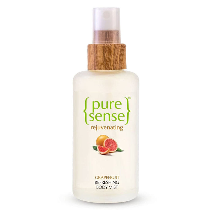 PureSense Vitamin-C Rich Grapefruit Rejuvenating Body Mist for Long-Lasting Fragrance, Nourishes & Hydrates Skin, Awakens Senses, Sulphate & Paraben Free, 100 ml