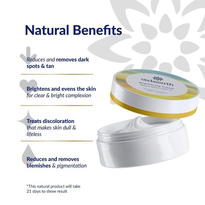 Brightening Face Cream, Natural Matte SPF 15, Lightweight cream, Sun protection for even skin tone - Local Option