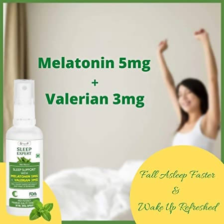 Vringra Sleeping Spray - Rest full Sleep- Melatonin & Valerian Root Extract - Sleeping Aid (Pack of 2)