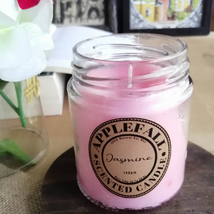 Applefall Jasmine Scented Candle - Local Option