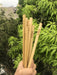 Bamboo Straws set of 4 with Cleaner  and cotton pouch ( Spot Free Asthetically made) - Local Option