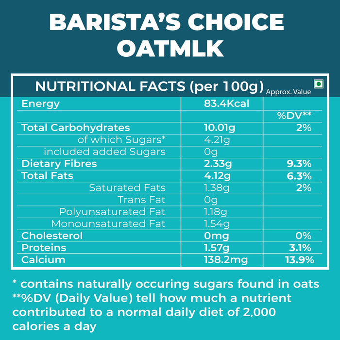 Barista' Choice Oatmilk