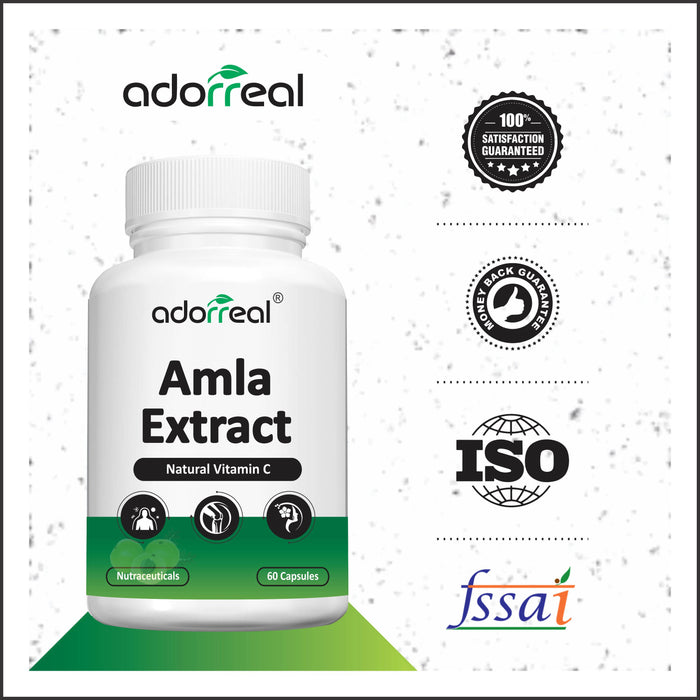 Adorreal Amla Extract Natural Vitamin C | 60 Capsules |