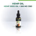 Cure By design Hemp Oil with 500mg CBD(hemp seed oil) - Local Option