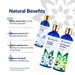 Moisturizing Body & Hair Care Combo For Dry Skin, 100% Pure - Local Option