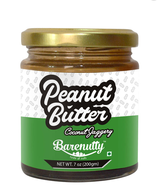 Barenutty Vegan White Peanut Butter With Coconut & Jaggery 200 gm - Local Option