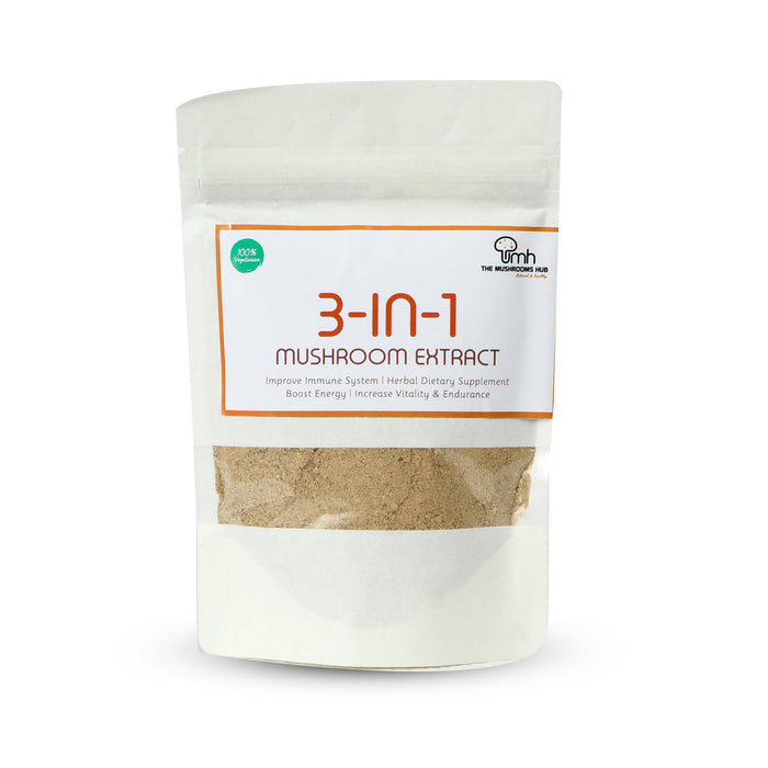 3-in-1 Extract (Blend of Oyster, Shiitake and Portobello Powders)