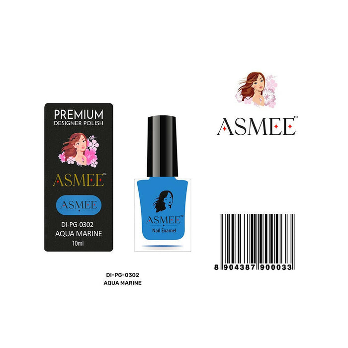 Asmee Premium Gel Nail Polish- Aqua Marine
