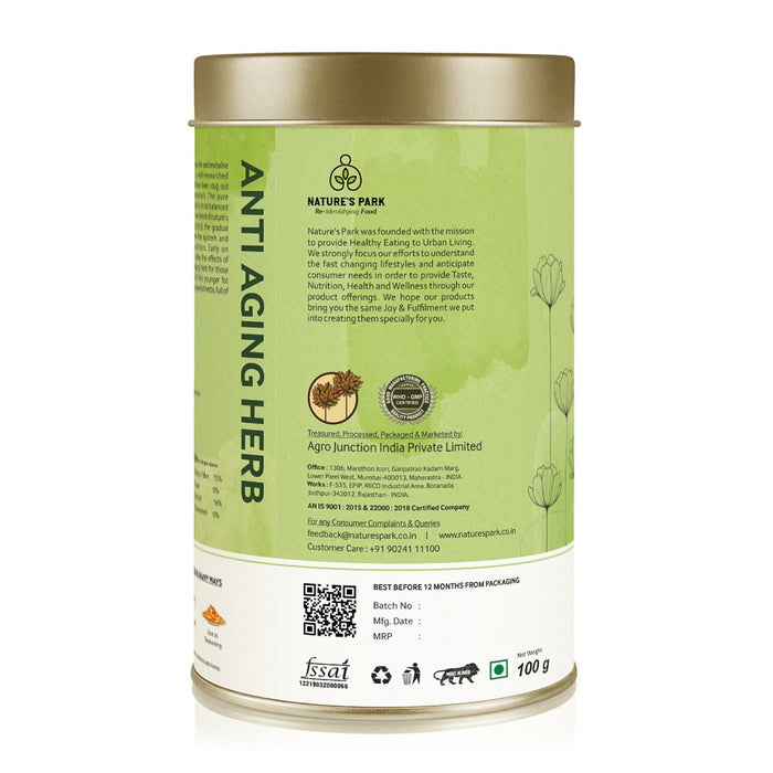 Chirayu- Anti-aging Herb Health & Wellness Can(100 g)