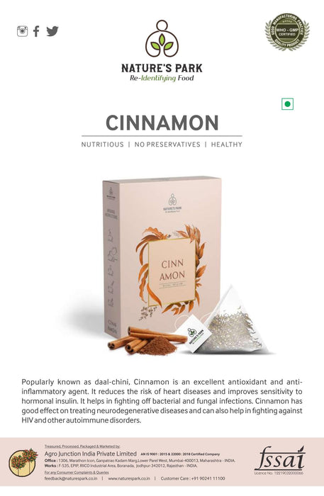 Cinnamon Herbal Infusion (Pyramid Infusion Bags-5)