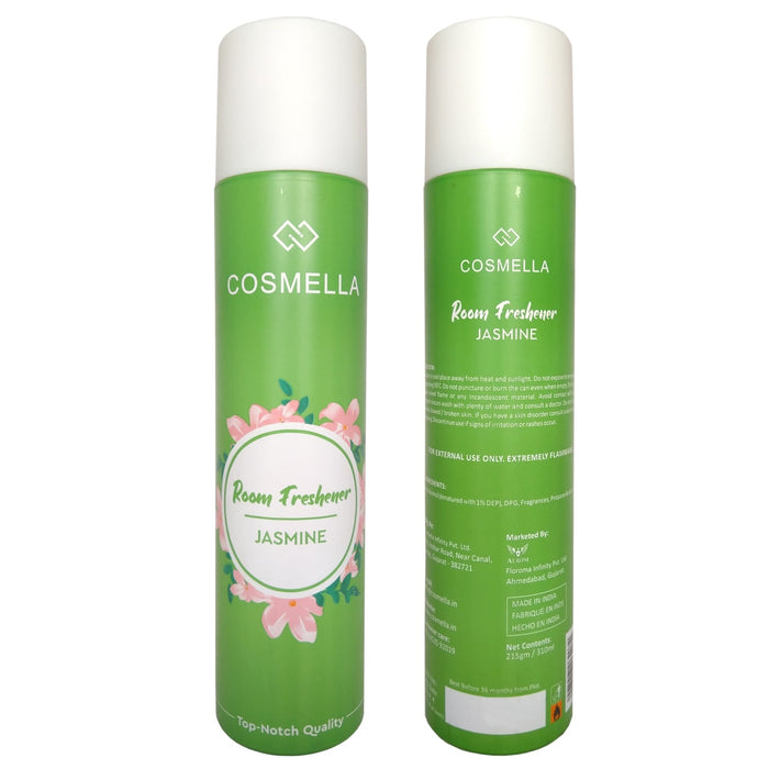 Cosmella Air Freshener Jasmin and Rose for Room, Home, office, Party Hall, 310ml, Pack of 2