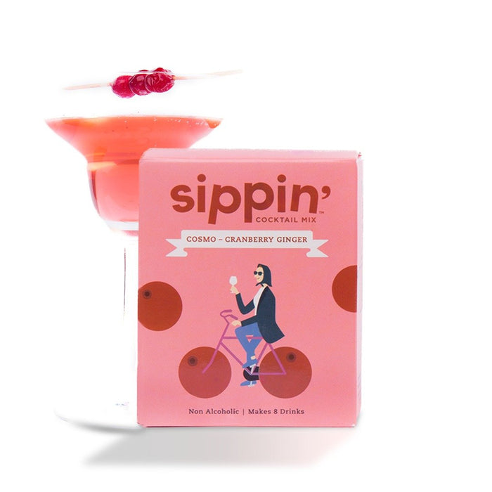 Sippin' Cosmo-Cranberry Ginger Cocktail Mix- 8 Drink Pack - Local Option