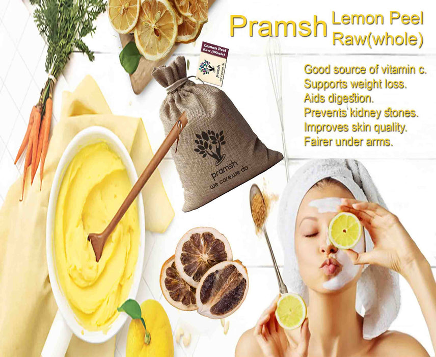 Luxurious Organically Dried Lemon/Nimbu Raw(Whole) Packed In Eco-Friendly Bag 100gm