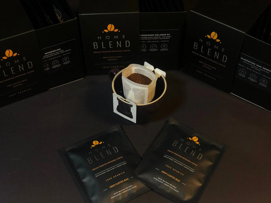 Drip Coffee Bags | Monsooned Malabar | Medium Roast | Pack of 10