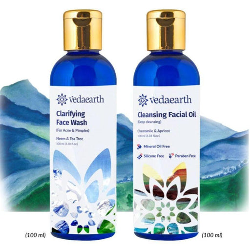 Moisturizing Double Cleansing Duo for Dry Skin, 100% Natural & Pure, deep cleanses the skin - Local Option
