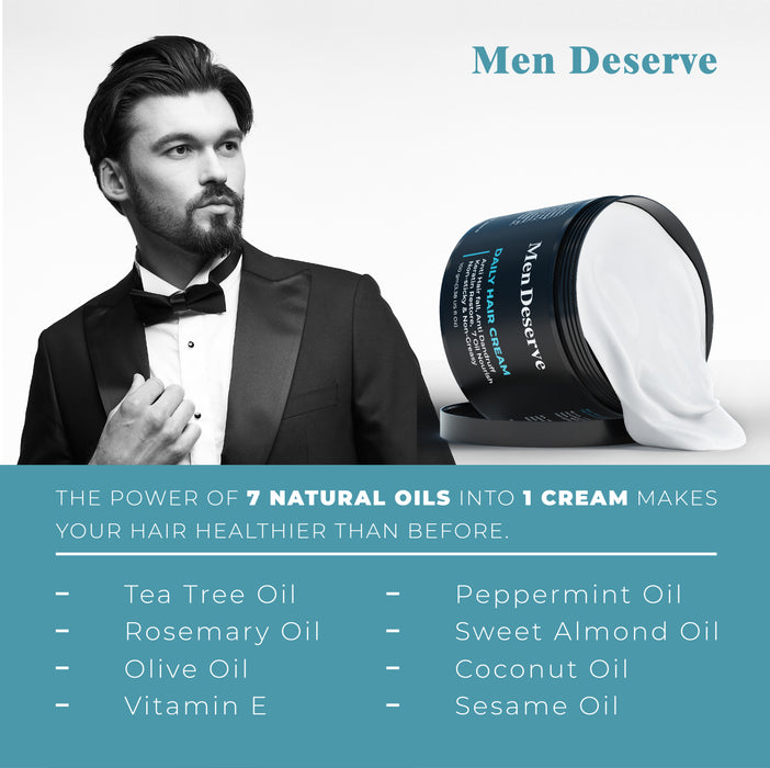 Men Deserve Daily Hair Cream (7 oil nourish)