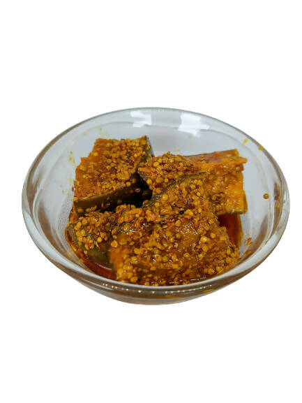 Organicanand Sweet (Gaud) Mango pickle ( Mitha Aam ka achar) | Jaggery Mango Pickle | 350 gm Matka Jar | Homemade, Authentic, No preservative