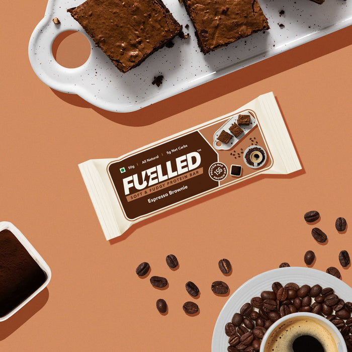 Fuelled Nutrition - Espresso Brownie Protein Bar (Pack of 12)