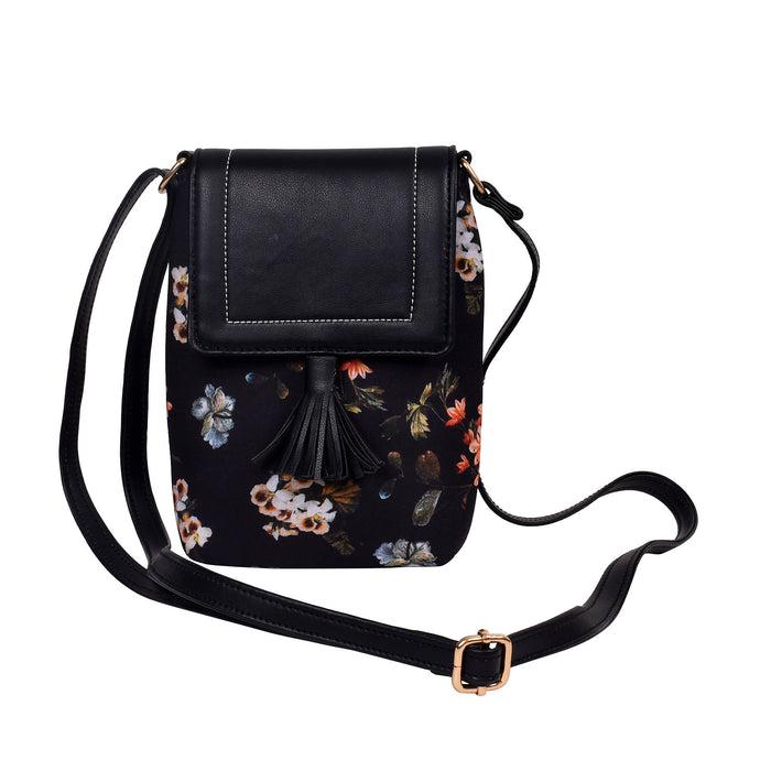 Style Bite Black Mobile Sling Pouch