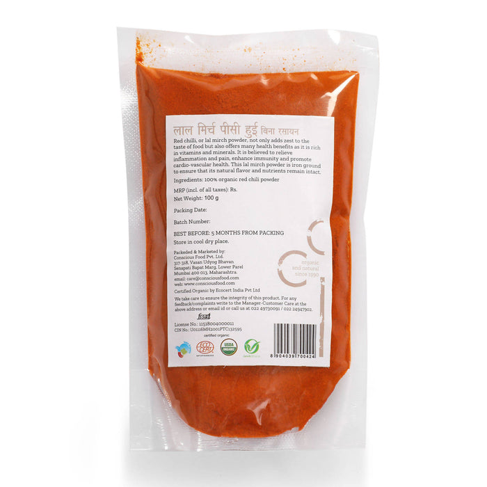 Conscious Food Red Chilli Powder 100g