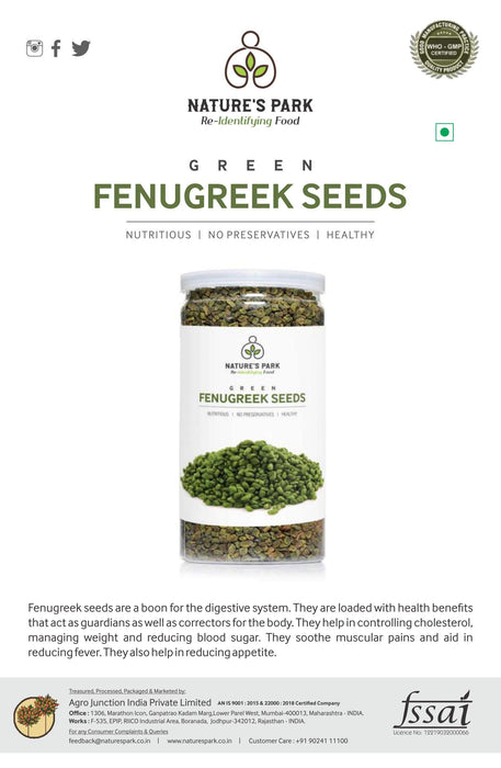 Fenugreek Seeds Green (Pet Jar) 150 g