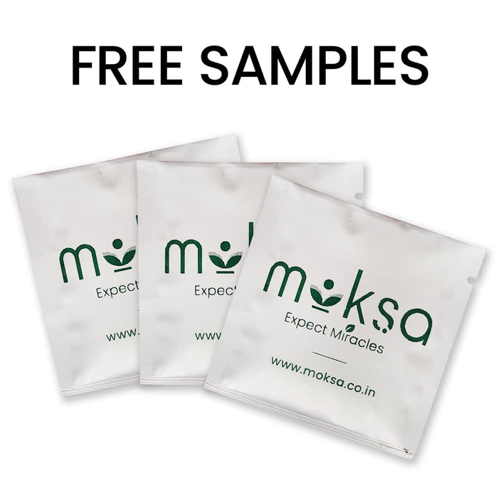 Moksa Christmas Gift Pack | Organic Green Tea | Round Tin Caddy | Natural Loose Leafs with Free Samplers