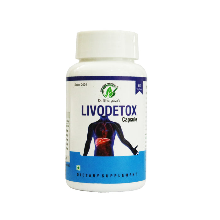 Dr. Bhargav’s – Livo-Detox Capsule | Relieves fatty liver |Detox Liver NAturally | Relives Gall Bladder Swelling | Helps in removing Gall Stone | Dilute Bile Slug and helps to drained out NAturally|Helps in CBD swelling | Helpful in obstructive and non-ob