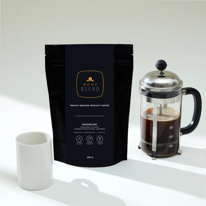 Ground Coffee | Mandheling (Medium Roast, Pour Over Grind) | Pack of 250g
