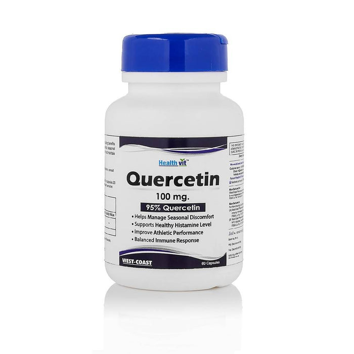Healthvit Quercetin 100mg Natural Bioflavonoid 60 Capsules - Local Option