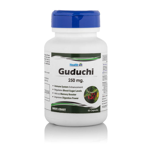 HealthVit Guduchi Powder 250 mg 60 Capsules (Pack Of 2) - Local Option