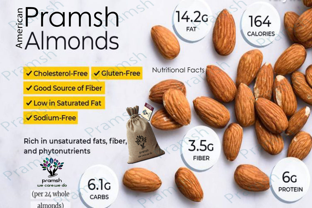 Pramsh Luxurious American Almonds (Badam) - Local Option