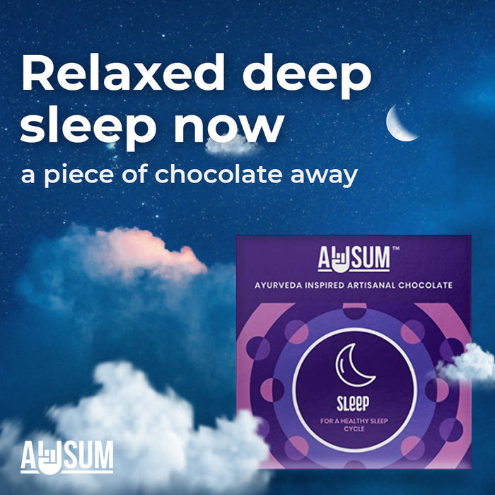 Awsum Sleep Functional Ayurveda Chocolate for Men & Women for Sleeping Aid Problem for Improved & Healthy Peaceful Sleep - Pack of 5
