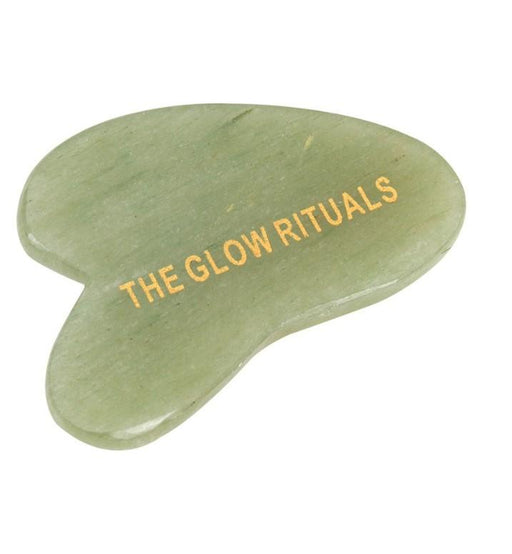 the glow rituals jade guasha for face massage & double chin removal - Local Option