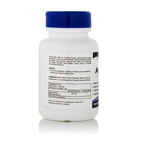 Healthvit Arjunavit Arjuna Powder 250 mg 60 Capsules - Local Option