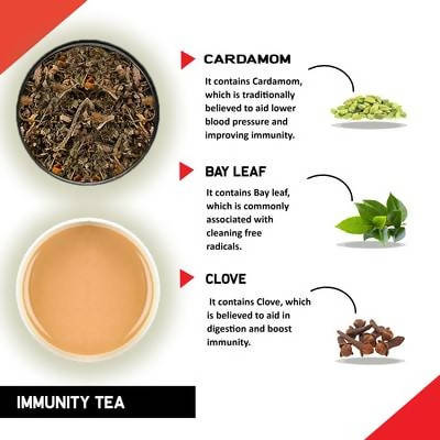 Immunity Booster Chai - Helps in Anti-Inflammation, Immunity, Cold, Flu