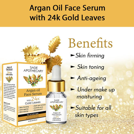 Argan Face Oil with 24K Gold Leaves - Local Option