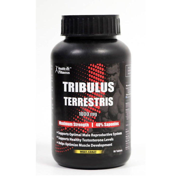 Healthvit Fitness Tribulus Terrestris 1000mg Maximum Strength 40% Saponins - 90 Tablets - Local Option
