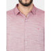 Men Dark Pink Textured Shirt Shirts 779.00