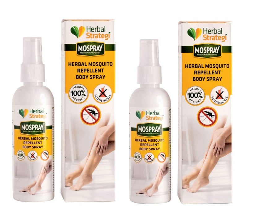 Herbal Mosquito Repellent Body Spray (Pack of 2 ) 100ml each