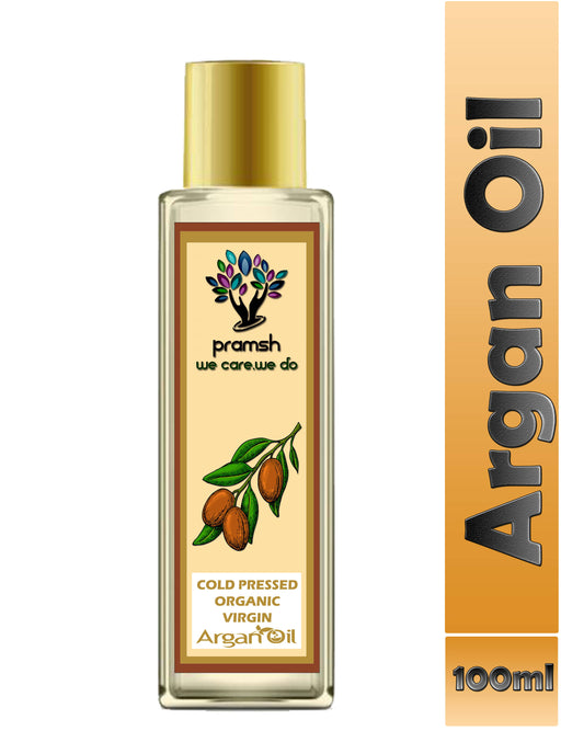 Pramsh Cold Pressed Virgin Argan Oil, Hair oil 100ml - Local Option
