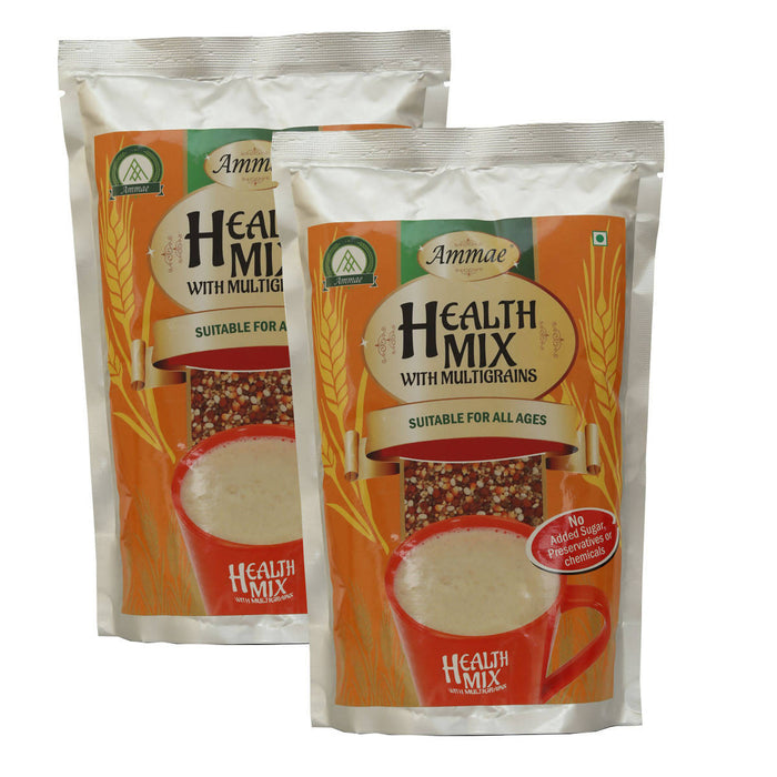 Ammae Health Mix, 400g, Pack of 2, Instant porridge mix with multi grains without preservative or chemicals