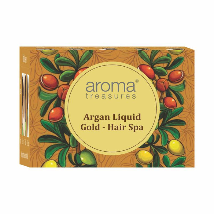 Aroma Treasures ARGAN Liquid Gold - Hair Spa (one time use kit) - Local Option
