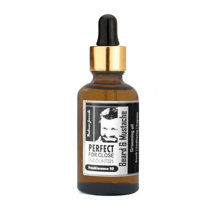 Beard & Mustache Oil | Bergamot, Patchouli and Frankincense accents