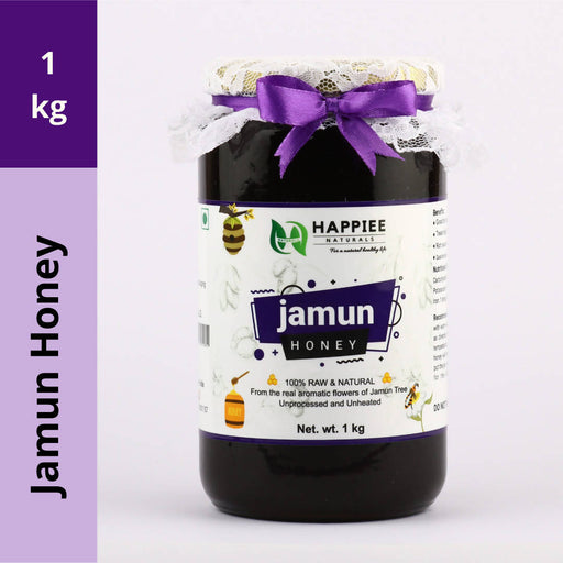 Happiee Naturals - 100% Raw Pure Natural Un-Processed Jamun honey 1KG - Local Option